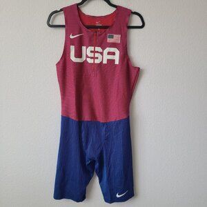 NEW Nike USA International Team Pro Elite Sleeveless Speedsuit AO8505-602 Size M